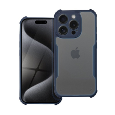 utángyártott iPhone 16 ütésálló tok erősített peremmel, tengerészkék tok és táska