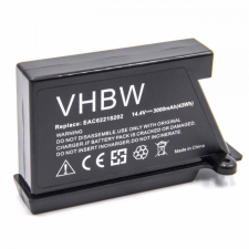 utángyártott LG HomBot VR62701LVB, VR62701LVM Li-Ion Takarítógép akkumulátor (3000 mAh, 14.4 V, 43.2 Wh, Fekete) - Utángyártott takarítógép akkumulátor