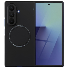utángyártott Magnetic Samsung Galaxy Z Fold 7 mágneses hátlap tok, fekete tok és táska