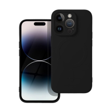 utángyártott Magsafe szilikon tok Apple iPhone 14 Pro, fekete tok és táska