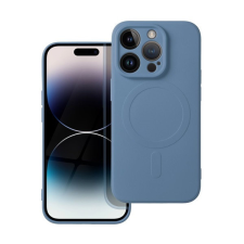 utángyártott Magsafe szilikon tok Apple iPhone 14 Pro, kék tok és táska