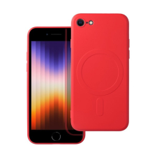 utángyártott Magsafe szilikon tok Apple iPhone SE 2022/SE 2020/8/7, piros tok és táska