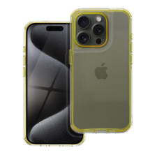 utángyártott MATRIX CLEAR Case for IPHONE 16 Pro Max yellow tok és táska