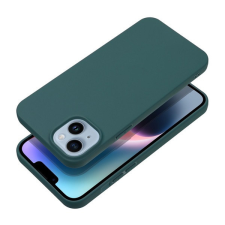 utángyártott Matt Apple iPhone 16 Pro szilikon tok, sötétzöld tok és táska