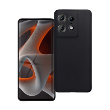 utángyártott Matt Motorola Edge 50 Pro szilikon tok, fekete tok és táska