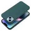 utángyártott Matt szilikon Xiaomi Redmi Note 14 Pro 4G tok, sötétzöld