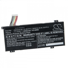 utángyártott Medion 40068133 helyettesítő laptop akkumulátor (11.4V, 4000mAh / 45.6Wh) - Utángyártott medion notebook akkumulátor