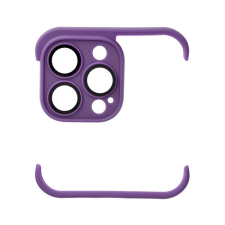 utángyártott Mini bumper szilikon tok, Apple iPhone 13 Pro, lila tok és táska