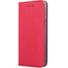 utángyártott Motorola Edge 50 Neo, Oldalra nyíló tok, stand, Smart Magnet, piros