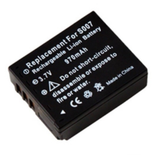 utángyártott Panasonic CGA-S007 / CGA-S007E akkumulátor - 1000mAh (3.7V) - Utángyártott egyéb videókamera akkumulátor