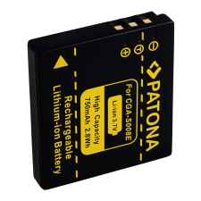 utángyártott Panasonic CGA-S008A/1B, CGA-S008e akkumulátor - 750mAh (3.7V) - Utángyártott digitális fényképező akkumulátor