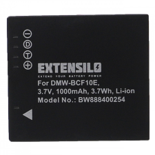 utángyártott Panasonic Lumix DMC-FH20R készülékhez kamera akkumulátor (3.7V, 1000mAh / 3.7Wh, Lithium-Ion) - Utángyártott panasonic videókamera akkumulátor