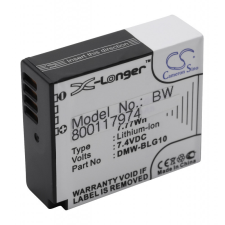 utángyártott Panasonic Lumix DMC-GF6R készülékhez kamera akkumulátor (7.4V, 1050mAh / 7.77Wh, Lithium-Ion) - Utángyártott panasonic videókamera akkumulátor