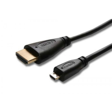 utángyártott Panasonic Toughpad A1 készülékhez átalakító kábel (HDMI-A (Apa), micro HDMI-D (Apa), 1.4m, Fekete) - Utángyártott kábel és adapter
