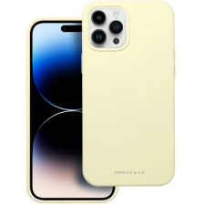 utángyártott Roar Samsung Galaxy A36 prémium szilikon tok velúr béléssel, világossárga tok és táska