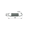 utángyártott Rugó kuplungpedálhoz Steyr - 15,7 x 22,3 mm