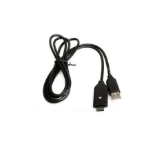 utángyártott Samsung Digimax ES65 készülékhez adatkábel (USB (Apa), Eszköz Specifikus, 150cm, Fekete) - Utángyártott kábel és adapter