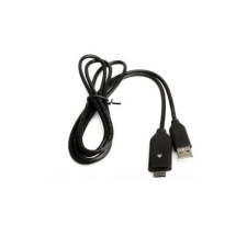 utángyártott Samsung Digimax EX1 készülékhez adatkábel (USB (Apa), Eszköz Specifikus, 150cm, Fekete) - Utángyártott kábel és adapter