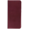 utángyártott Samsung Galaxy A06 SM-A065F, Oldalra nyíló tok, stand, Magnet Book, bordó
