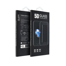 utángyártott Samsung Galaxy A15 4G / A15 5G, 5D full glue kijelzővédő fólia, fekete mobiltelefon kellék