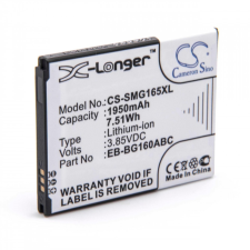 utángyártott Samsung Galaxy Folder SM-G1650 akkumulátor - 1950mAh ((3.85V)) - Utángyártott mobiltelefon akkumulátor