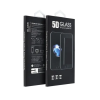 utángyártott Samsung Galaxy S24 FE tempered glass 5D kijelzővédő üvegfólia, fekete