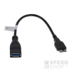 utángyártott Samsung kompatibilis microUSB 3.0 - OTG host átalakító