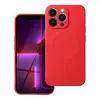 utángyártott SILICONE MAG COVER case compatible with MagSafe for SAMSUNG A57 red