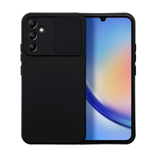 utángyártott Slide Samsung Galaxy A34 5G, kameravédős szilikon tok, fekete (5903396208607) tok és táska