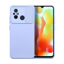 utángyártott Slide Xiaomi Redmi 12C, kameravédős szilikon tok, levendula tok és táska