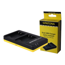 utángyártott Sony NP-BN1 Dual akkumulátor töltő Micro-USB kábellel - Utángyártott digitális fényképező akkumulátor töltő