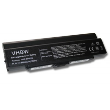 utángyártott Sony Vaio VGN-FE630, VGN-FE630Q Laptop akkumulátor - 6600mAh (11.1V Fekete) - Utángyártott sony notebook akkumulátor