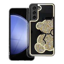 utángyártott Teddy Bear Samsung Galaxy A37 csillogó köves tok, arany tok és táska