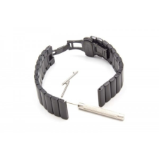 utángyártott Withings 40mm, Steel Hr készülékekhez rozsdamentes acél óraszíj (Fekete) - Utángyártott okosóra kellék