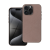 utángyártott Woven iPhone 12/12 Pro MagSafe szövet tok, barna