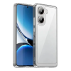 utángyártott Xiaomi Poco X7 Pro, Műanyag hátlap védőtok + szilikon keret, közepesen ütésálló, átlátszó hátlap, átlátszó