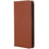 utángyártott Xiaomi Redmi Note 13 4G, Oldalra nyíló tok, valódi bőrtok, stand, Smart Pro, barna