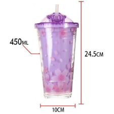  UTAZÓ BÖGRE MÜA. CSERESZNYEVIRÁG 24,5X10CM 450ML bögrék, csészék