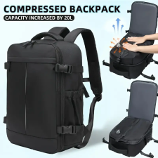  Utazó Hátizsák- Vákuumos -Fekete- 40 X 25 X 20 CM hátizsák