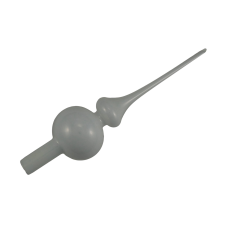  Üveg csúcsdísz Fehér 26 cm x 6 cm karácsonyfadísz