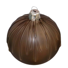  Üveg gömb Barna 7 cm karácsonyfadísz
