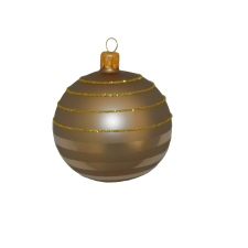  Üveg gömb szürke 8 cm karácsonyfadísz