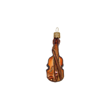  Üveg hegedű forma karácsonyfadísz