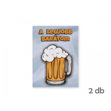  Üvegcímke matrica Legjobb barátom /Sör 2db 9x12cm 04246 party kellék