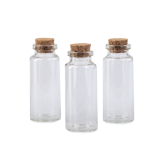  Üvegfiola dugóval 30x70 mm ajándéktárgy