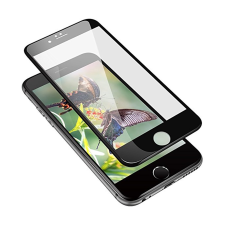  Üvegfólia iPhone SE3 2022 - 5D full glue, kemény tokbarát fólia fekete kerettel mobiltelefon kellék