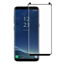 Üvegfólia Samsung S9 G960 fekete Full Glue üvegfólia mobiltelefon kellék