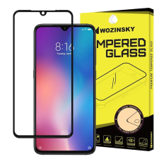 Üvegfólia Xiaomi Mi A3 - Full glue, super kemény tokbarát fólia fekete kerettel mobiltelefon kellék
