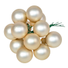 Üveggömb pick gyöngy matt 2,5cm 12db-os