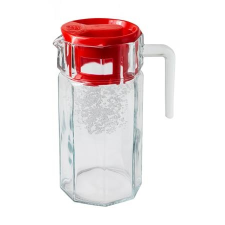 . Üvegkancsó fedővel, üveg, 1,5l konyhai eszköz